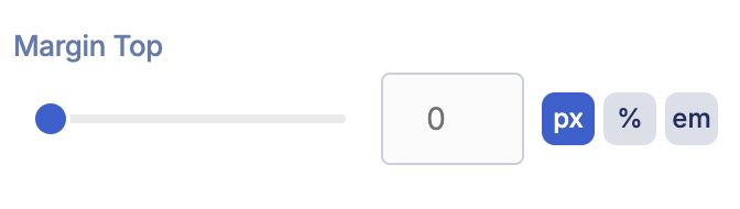 Margin Top
