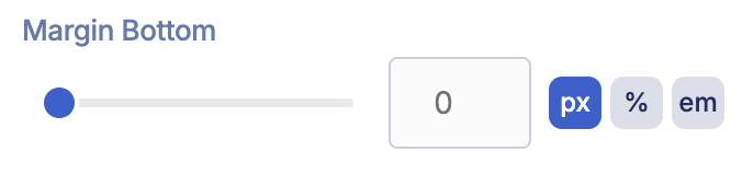 Margin Bottom