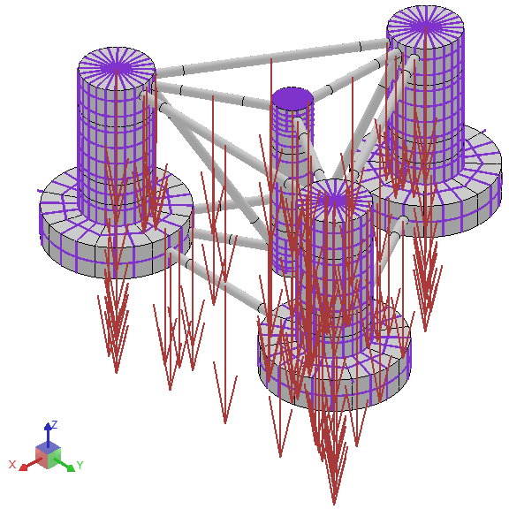 A computer generated image of a structure Description automatically generated with medium confidence