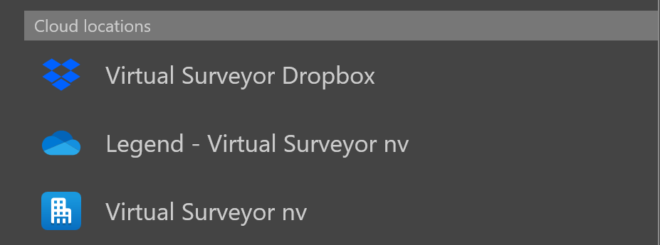 Cloud location examples