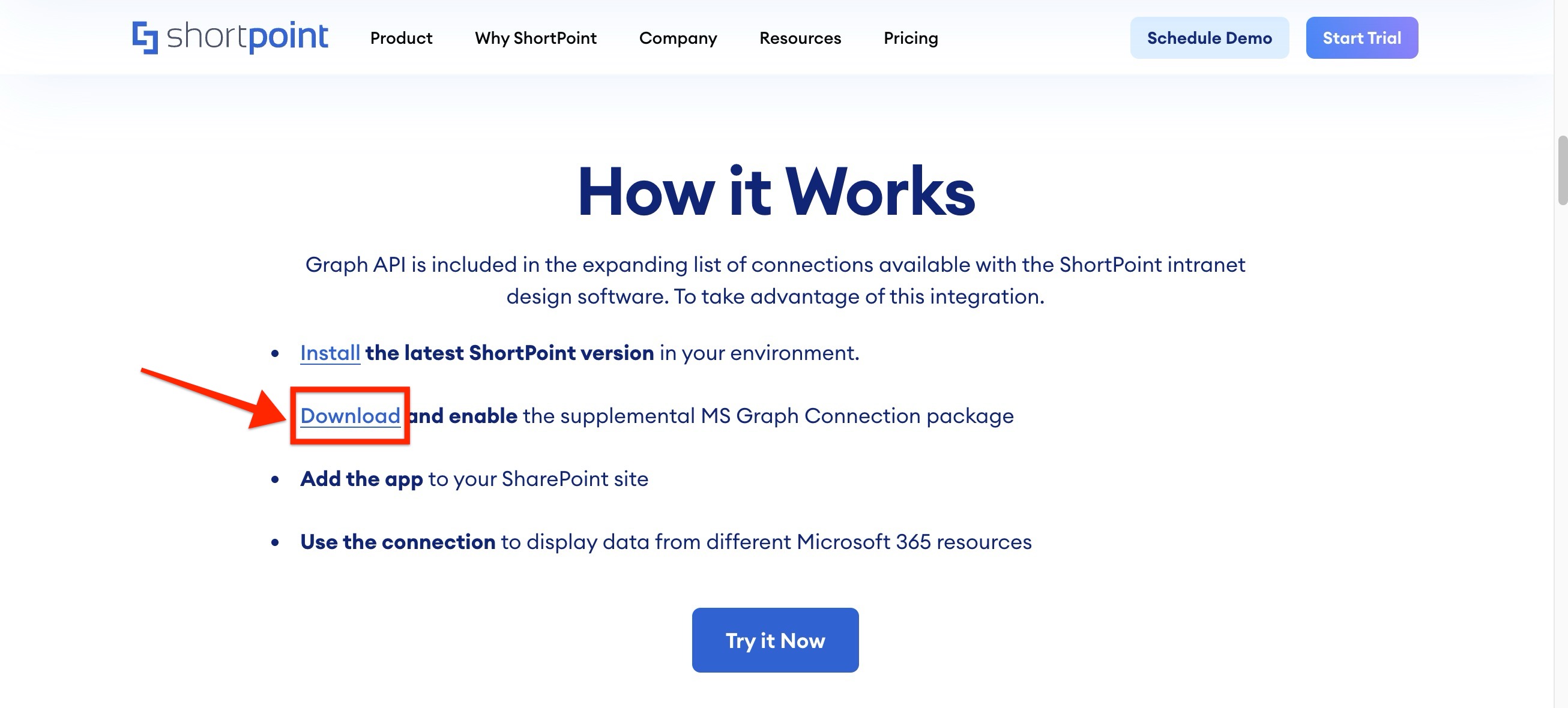 Download extension package
