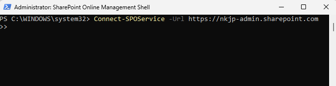 connect to your sharepoint tenant