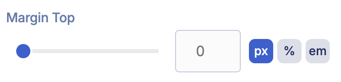 margin top