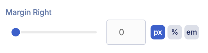 margin right
