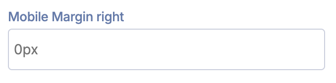 mobile margin right