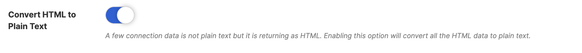convert HTML to plain text