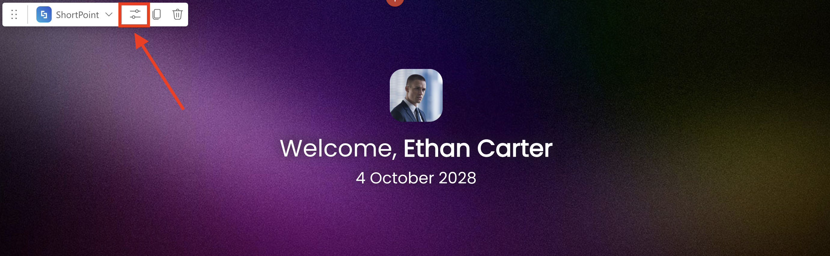 Edit properties icon