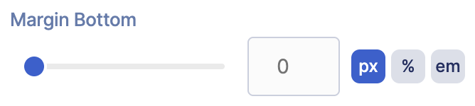 Margin Bottom
