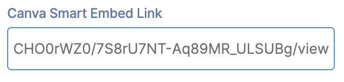 paste smart embed link