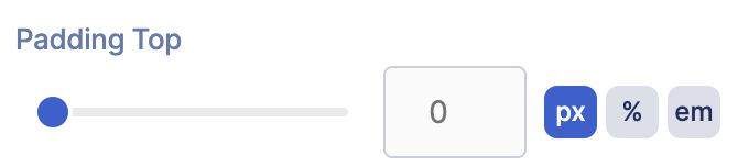 Padding Top