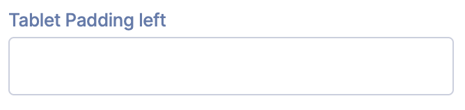 Tablet Padding Left