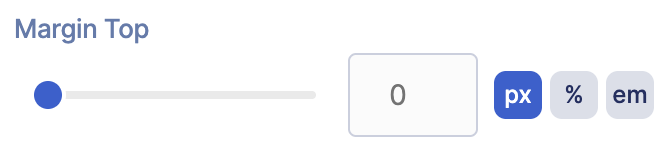 margin top