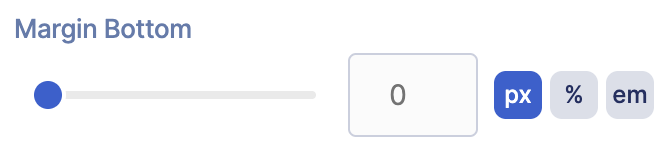 margin bottom