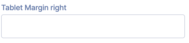 Tablet Margin Right