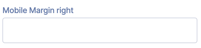 Mobile Margin Right