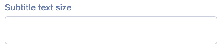 subtitle text size