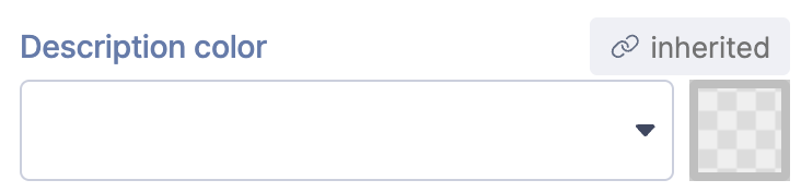 Description color