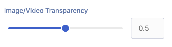 Image Video Transparency