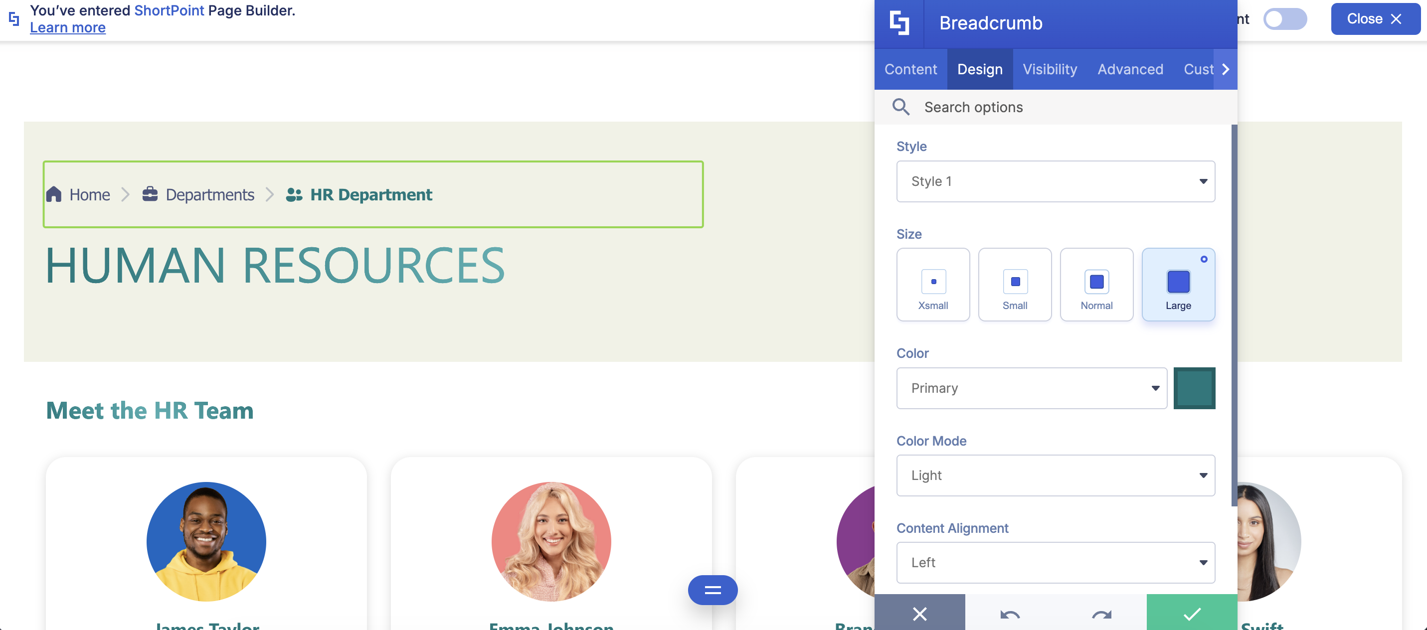 customize the design