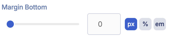 Margin Bottom