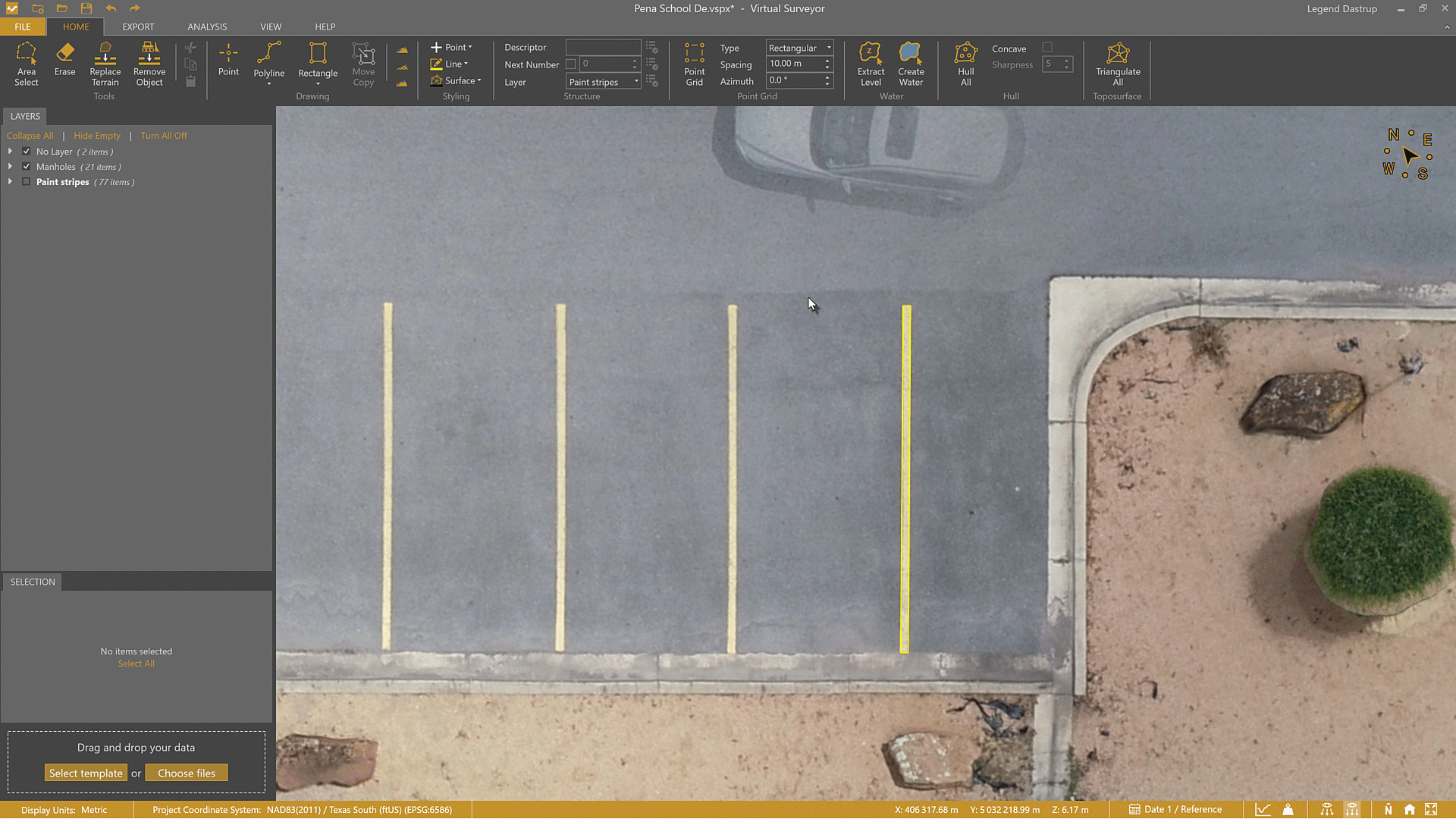 A geometry copied with the Move/Copy tool.
