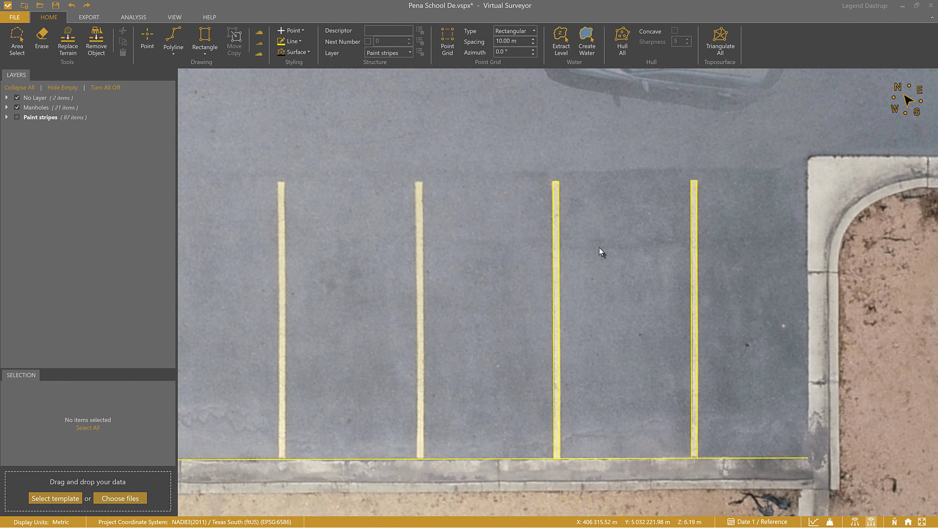 Changing the Move anchor location.