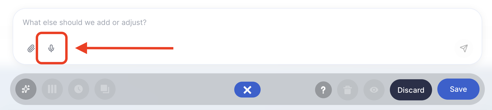 voice input