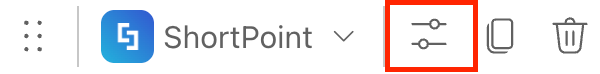 Edit properties icon