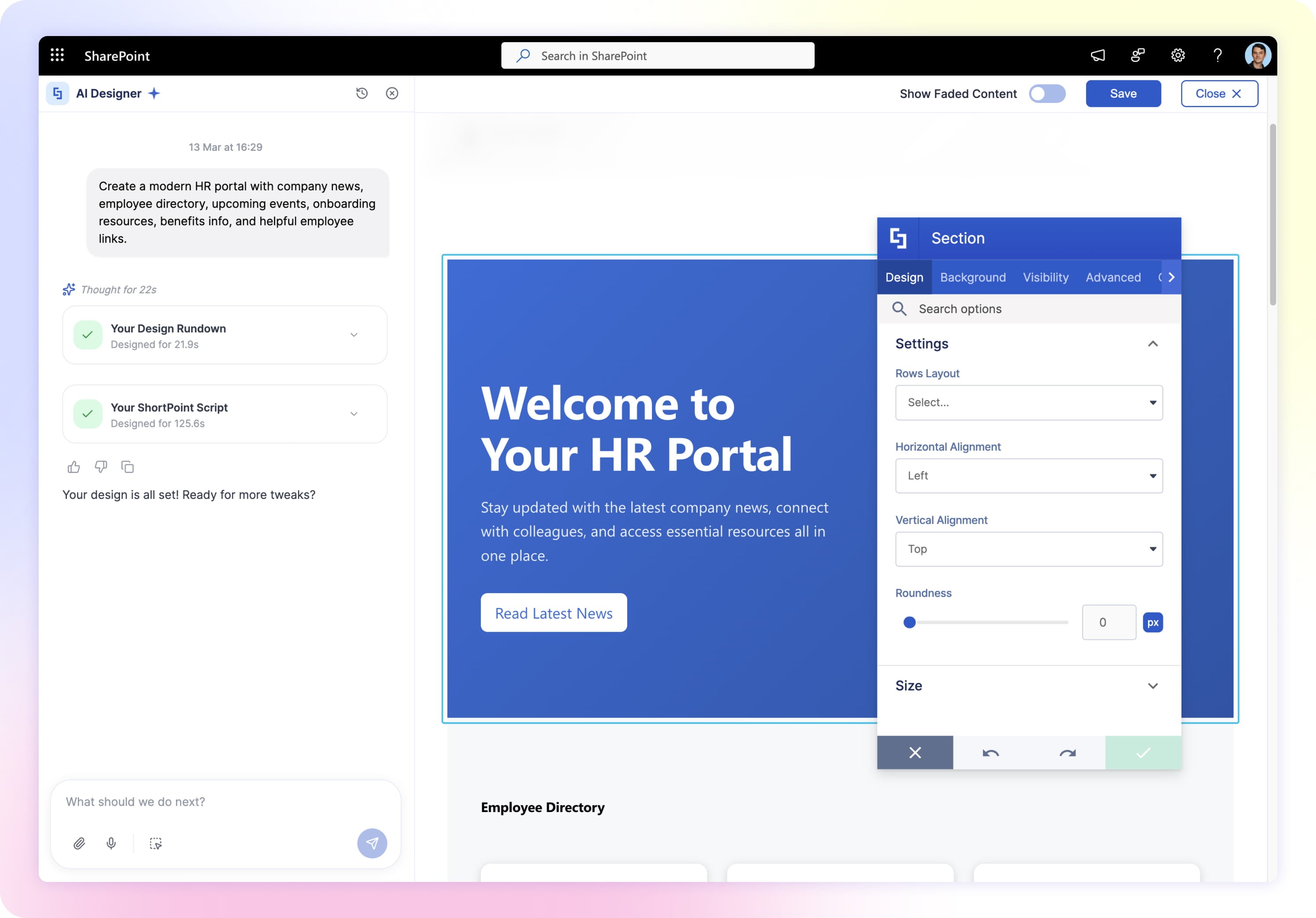 ShortPoint AI Designer