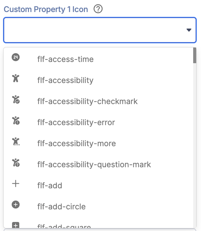 Custom Property 1 Icon