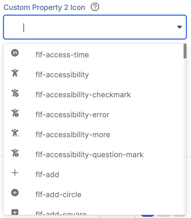 Custom Property 2 Icon