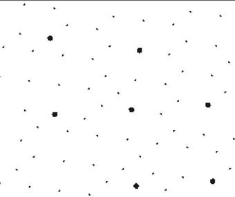 A black and white background with small squares
Description automatically generated