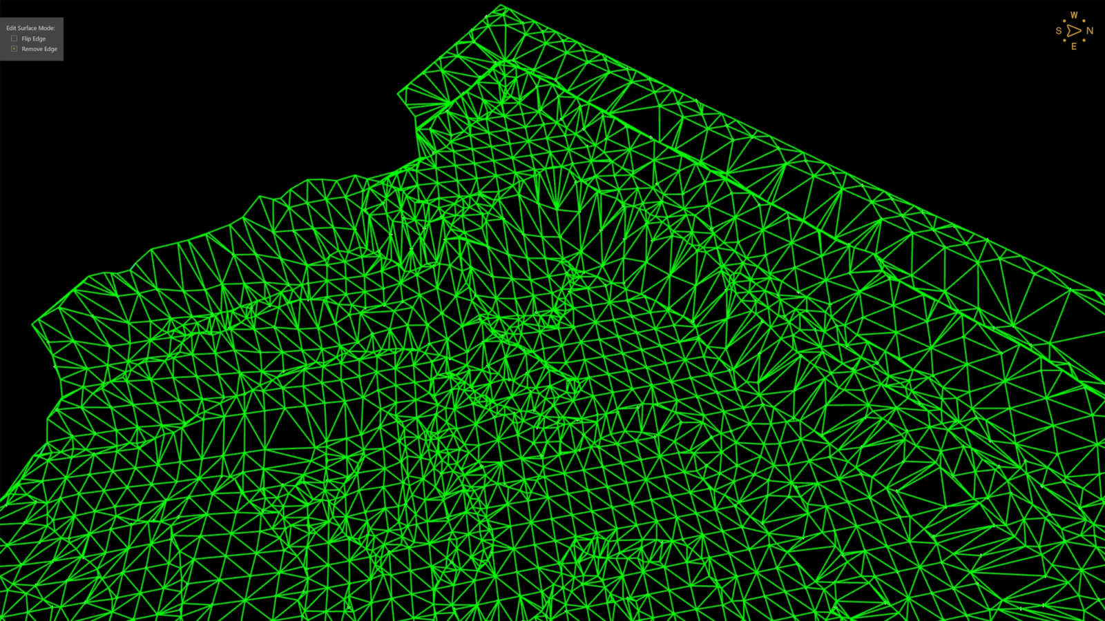 TIN cleaned up after using Remove Edge.