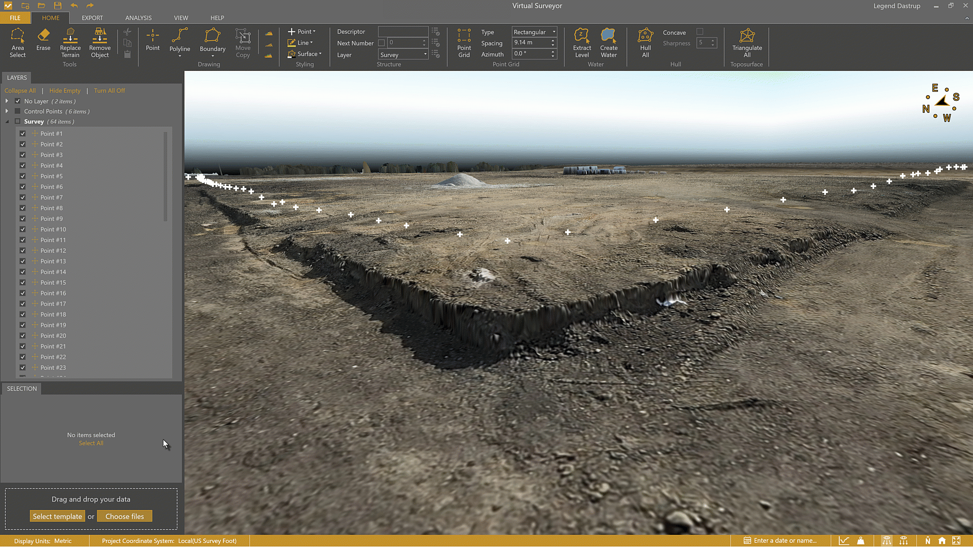 How to use the To Terrain tool with selected geometries.