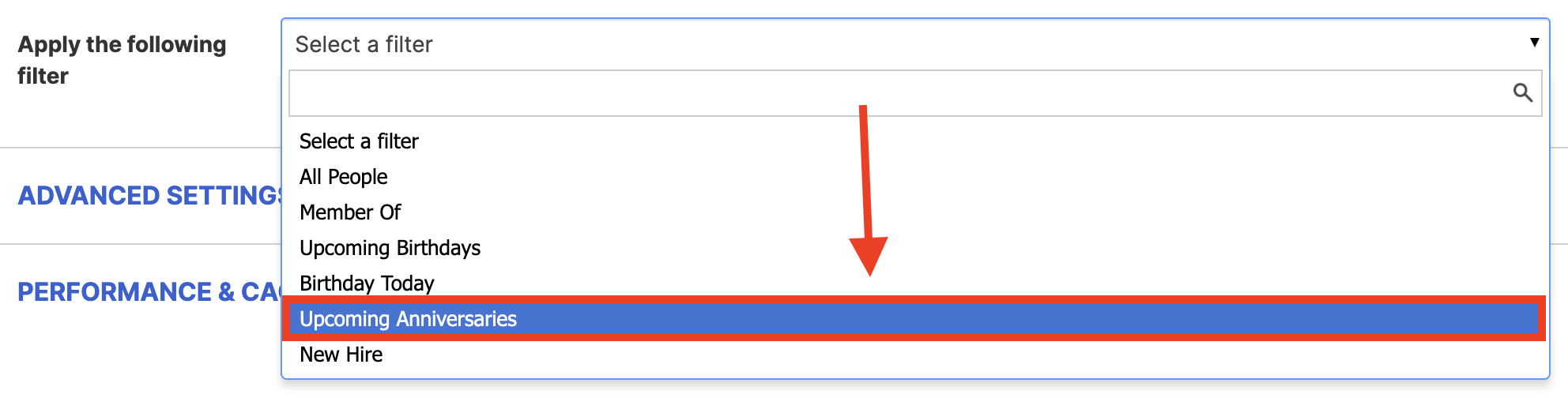 Upcoming Anniversaries