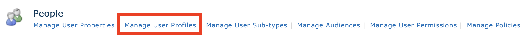 Manage User Profiles