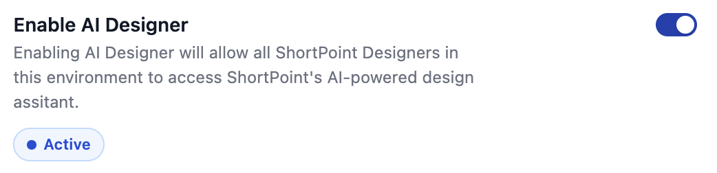 Enable AI Designer