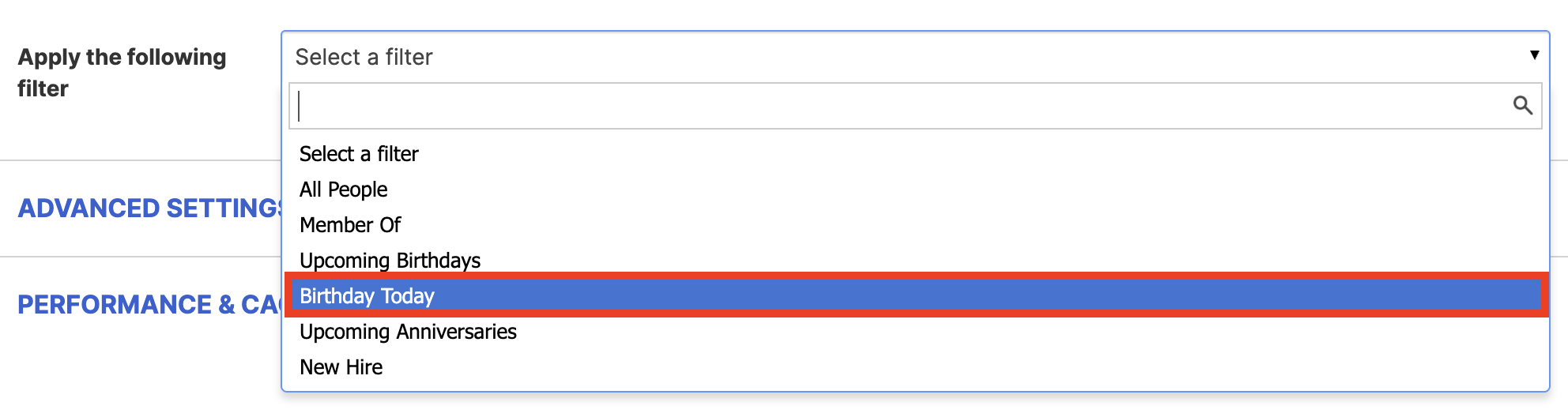 Birthday Today filter
