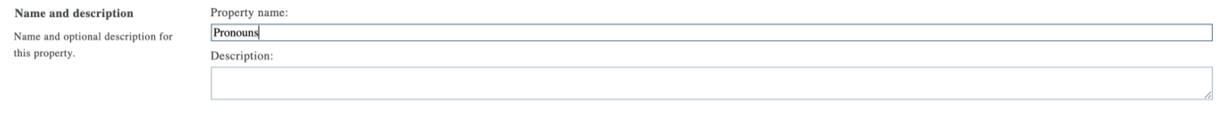 write property name