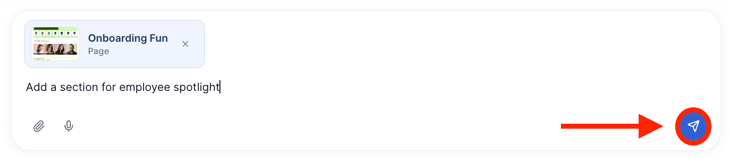 Submitting the initial layout prompt with the Enter button to apply changes