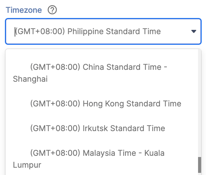 timezone