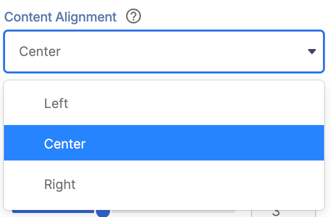 Alt="Content Alignment"