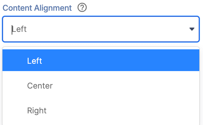 Alt="Content Alignment"