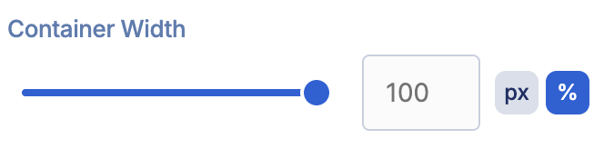 Container Width