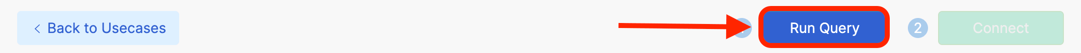 Clicking the Run Query button to fetch directory profiles for the chart