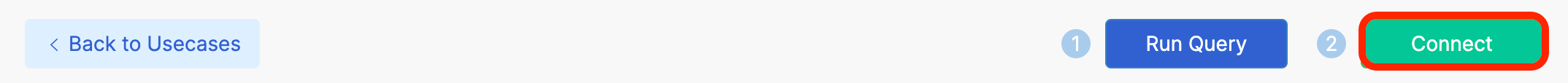 Clicking the green Connect button to link directory data to the chart