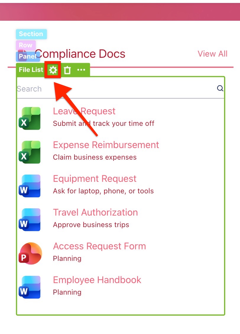 open EasyPass tag and click the gear icon