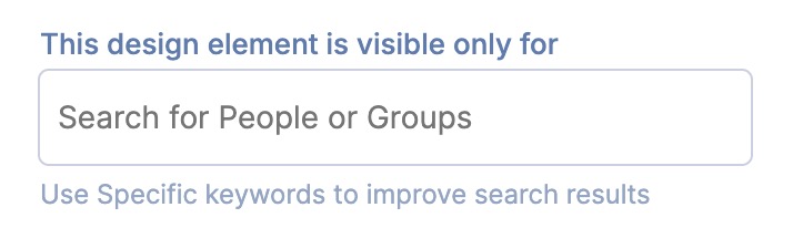 This ShortPoint is visible only for