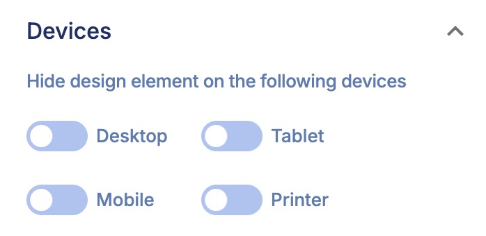Do not show ShortPoint on the following devices