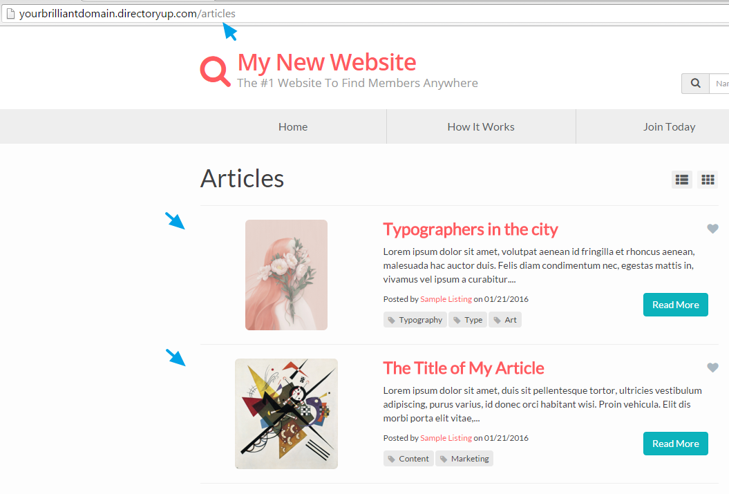 How To Post An Article